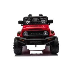 Macchina Elettrica per Bambini Toyota Cruiser Rossa Auto a Batteria 12 V
