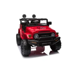 Macchina Elettrica per Bambini Toyota Cruiser Rossa Auto a Batteria 12 V