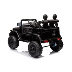 Macchina Elettrica per Bambini Nera Toyota Cruiser Auto a Batteria 12 V