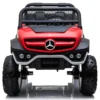 Macchina Elettrica per Bambini Mercedes Unimog Fuori Strada Rosso