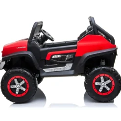 Macchina Elettrica per Bambini Mercedes Unimog Fuori Strada Rosso