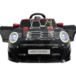 Macchina per Bambini Elettrica Mini Cooper S 12V Nero Metallizzato