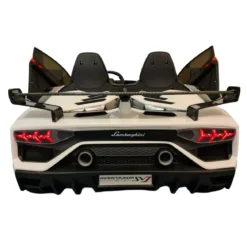 Macchina per Bambini Lamborghini Aventador 2 Persone a Batteria Bianco