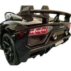 Macchina per Bambini Nero Lamborghini Aventador 2 Persone a Batteria