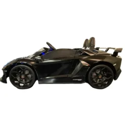 Macchina per Bambini Nero Lamborghini Aventador 2 Persone a Batteria
