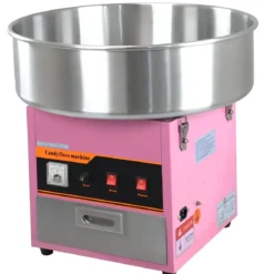 Macchina per Zucchero Filato Rosa Professionale Acciaio Inox per Feste