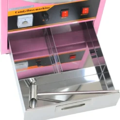 Macchina per Zucchero Filato Rosa Professionale Acciaio Inox per Feste