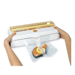 Macchina Sottovuoto Alimenti 0,8 Bar Barra 30cm con Accessori Inclusi