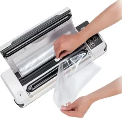 Macchina Sottovuoto 130W Cibi Fragili Pistone Autolubrificante in Teflon