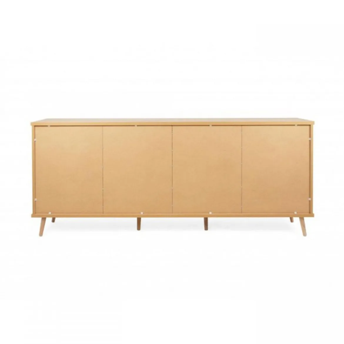 Madia a 3 Ante e Scaffali 210 cm Credenza Porta Tv Mobile da Salotto