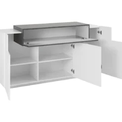 Madia 3 Ante Bianco laccato ludico 165x45x85 cm