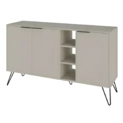 Madia Moderna 3 Ante da Soggiorno Credenza con Vani Cashmere