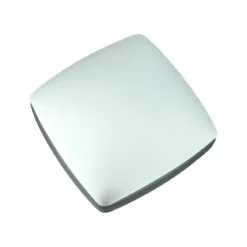 Maniglia Porta Blindata Kit Accessori Quadrato con Pomo Esterno Argento