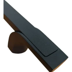 Maniglione Porta Blindata Nero 50cm con Texture Antiscivolo