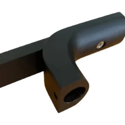 Maniglione Porta Blindata Nero 50cm con Texture Antiscivolo