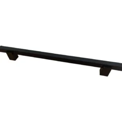 Maniglione Quadro Porta Blindata Nero 50cm Moderno