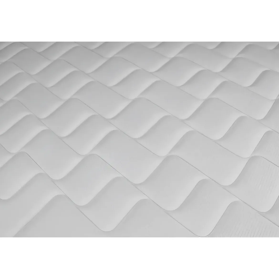 Materasso Matrimoniale 160x190x25 cm Memory Foam Traspirante Grigio