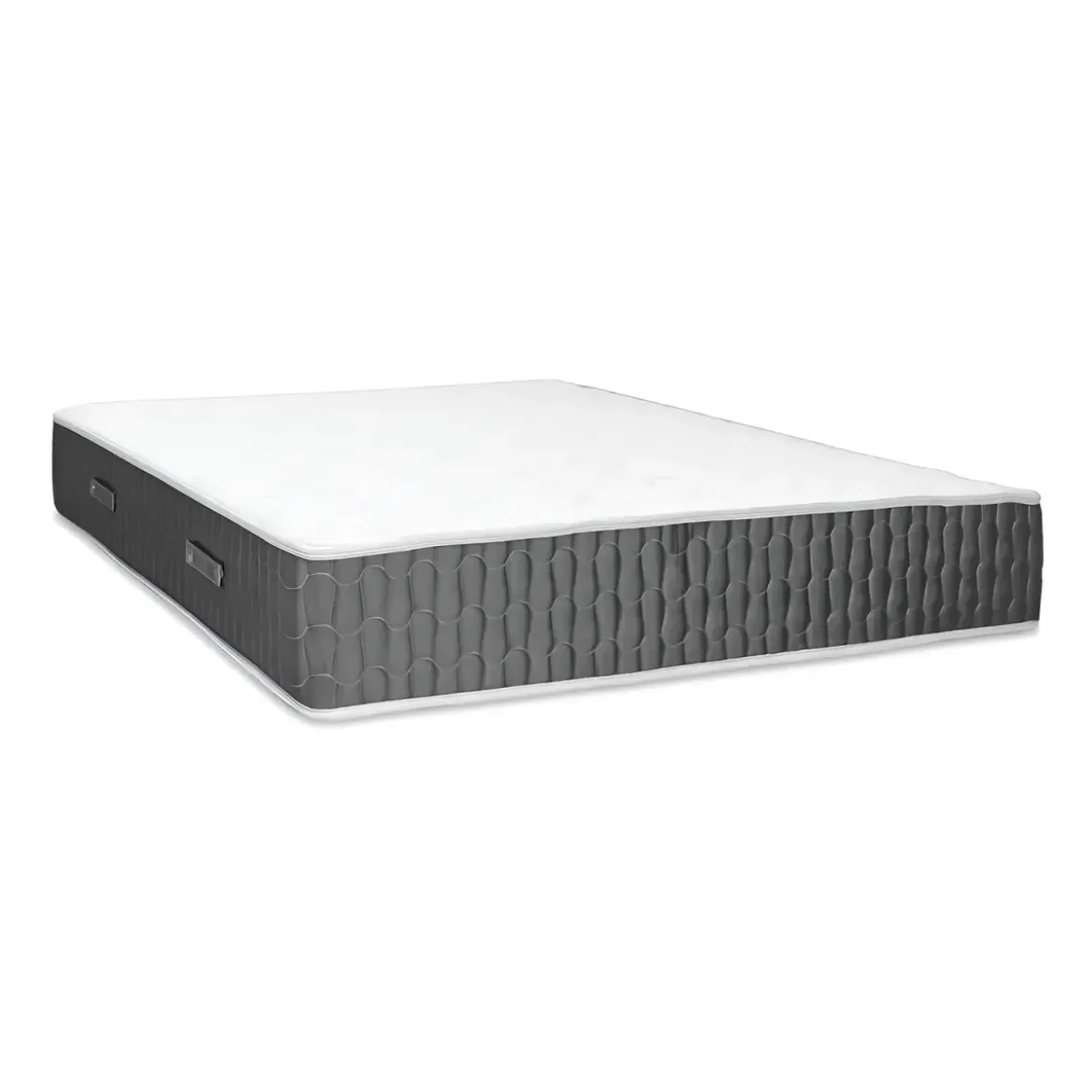 Materasso Matrimoniale 160x190x25 cm Memory Foam Traspirante Grigio