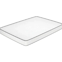 Materasso Memory Una Piazza e Mezza 120x190 cm h20 cm Ortopedico
