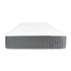 Materasso Singolo 80x190x25 cm Memory Foam Invernale con Bordo Grigio