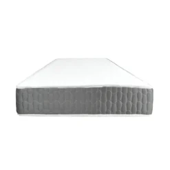 Materasso Singolo 90x190x25 cm Sfoderabile Memory Foam Grigio