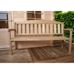 Mattonella Legno 100x100 cm Pavimentazione da Esterno Pino Impregnato