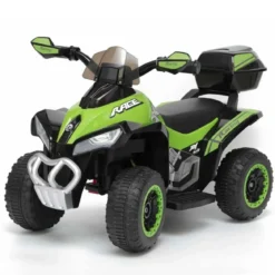 Mini Quad Elettrico Verde Macchina Bambino Auto a Batteria 6 V