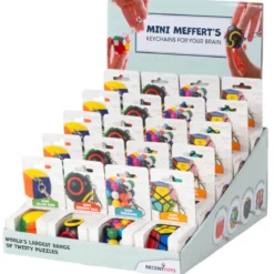 Mini Rompicapo Portachiavi 20 Pezzi con Espositore da Banco