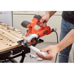 Mini Sega Circolare Black+Decker 85 mm 400W per Legno Metallo Plastica