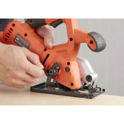 Mini Sega Circolare Black+Decker 85 mm 400W per Legno Metallo Plastica