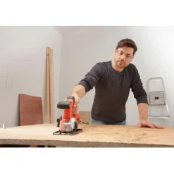 Mini Sega Circolare Black+Decker 85 mm 400W per Legno Metallo Plastica