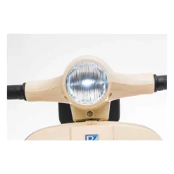 Mini Vespa Piaggio Crema Elettrica per Bambini Batteria 6 V
