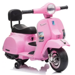 Mini Vespa Piaggio Rosa Elettrica per Bambini Batteria 6 V