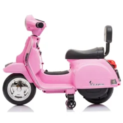 Mini Vespa Piaggio Rosa Elettrica per Bambini Batteria 6 V