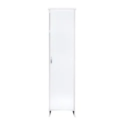 Mobile Bagno a Colonna in PVC Bianco 46,5x49x182 cm Lavanderia
