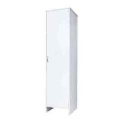Mobile Bagno a Colonna in PVC Bianco 46,5x49x182 cm Lavanderia