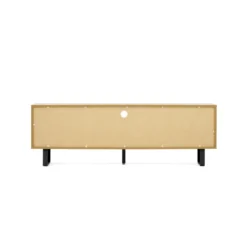 Mobile Basso 3 Ante Ribalta 160 Rovere Porta Tv Parete Salotto Multiuso Moderno
