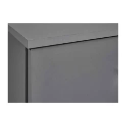 Mobile Basso Porta TV Grigio in Legno Televisione Moderno Mobiletto Industrial