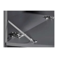 Mobile Basso Porta TV Grigio in Legno Televisione Moderno Mobiletto Industrial