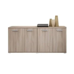 Mobile Credenza 4 Ante 180 Olmo con Ripiani Madia Buffet da Soggiorno Moderna