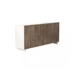 Mobile Credenza in Legno 150 cm Moderna Contenitore Buffet da Soggiorno