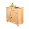 Mobile Credenza Pino 2 Ante 2 Cassetti Buffet Dispensa Soggiorno Cucina Rustico
