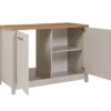 Mobile da Cucina per Lavello Lavastoviglie Modulare Beige Rovere 2 Ante