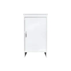 Mobile Lavanderia 46,5x49x84 cm PVC 1 Anta Bianco Salvaspazio