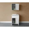 Mobile Lavatoio 60x50x85 cm con Pensile 60x34x52 cm 2 Ante