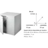 Mobile Lavatrice Asciugatrice in Resina Pvc Coprilavatrice da Bagno