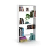 Mobile Libreria Bianca Divisoria Moderna Mensole Bifacciale Scaffali da Ufficio