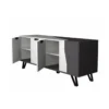 Mobile Madia 160 cm 4 Ante Bianco Ghisa Porta Tv Buffet Credenza Contenitore
