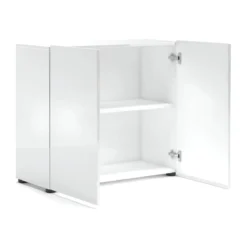 Mobile Madia 90x38x79 cm con 2 Ante e Ripiano