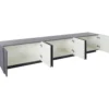 Mobile Moderno 240 Basso Porta TV Ardesia Soggiorno Anta Battente Credenza